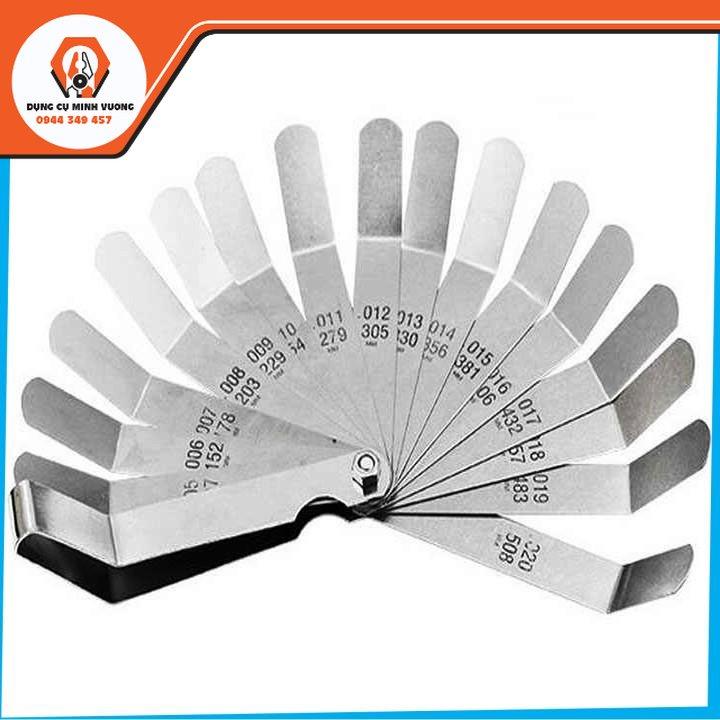 Thước đo khe hở - Thước căn lá inox 0.127-0.508mm - Thước lá đo khe hở bằng thép không gỉ