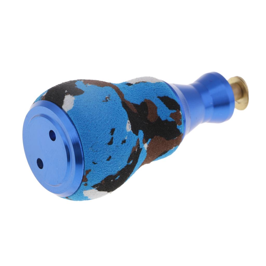 Fishing Reel Handle Knob Replacement Baitcasting Reel Gourd Shape Knob Blue