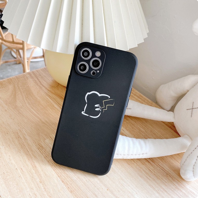 Ốp Lưng Cạnh Vuông Pika Dành Cho iPhone 6 / 6 Plus / 7 / 7 Plus / 8 / 8 Plus / X / Xs / Xs Max / 11 / 11 Pro / 11 Pro Max / 12 / 12 Pro / 12 Pro Max