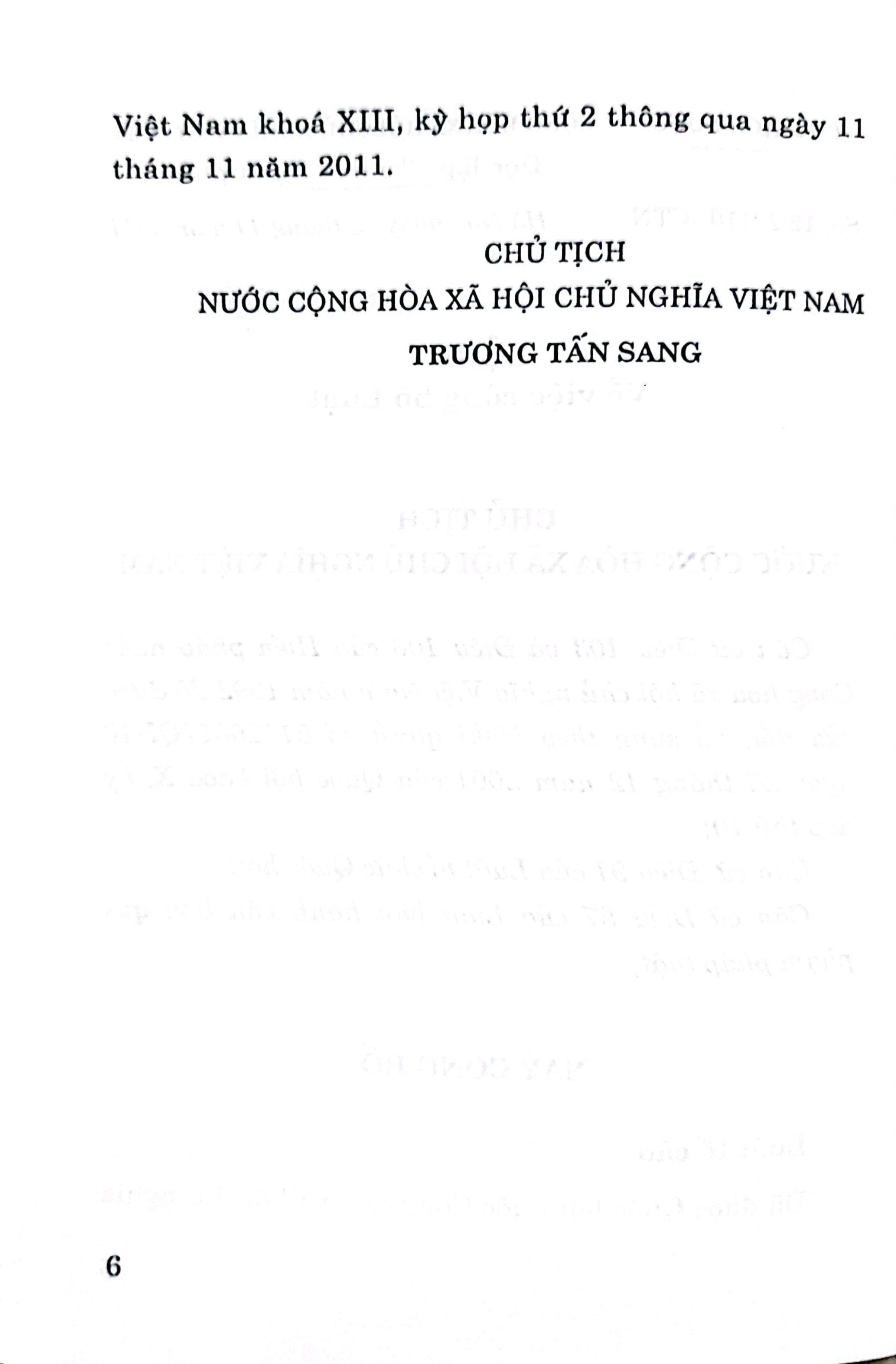 Luật Tố cáo (Hiện hành)