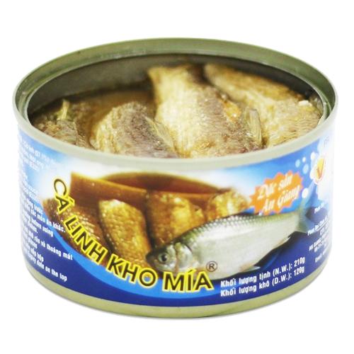 Đặc sản An Giang -CÁ LINH KHO MÍA đóng hộp 210g ANTESCO - Ocop 4 Sao