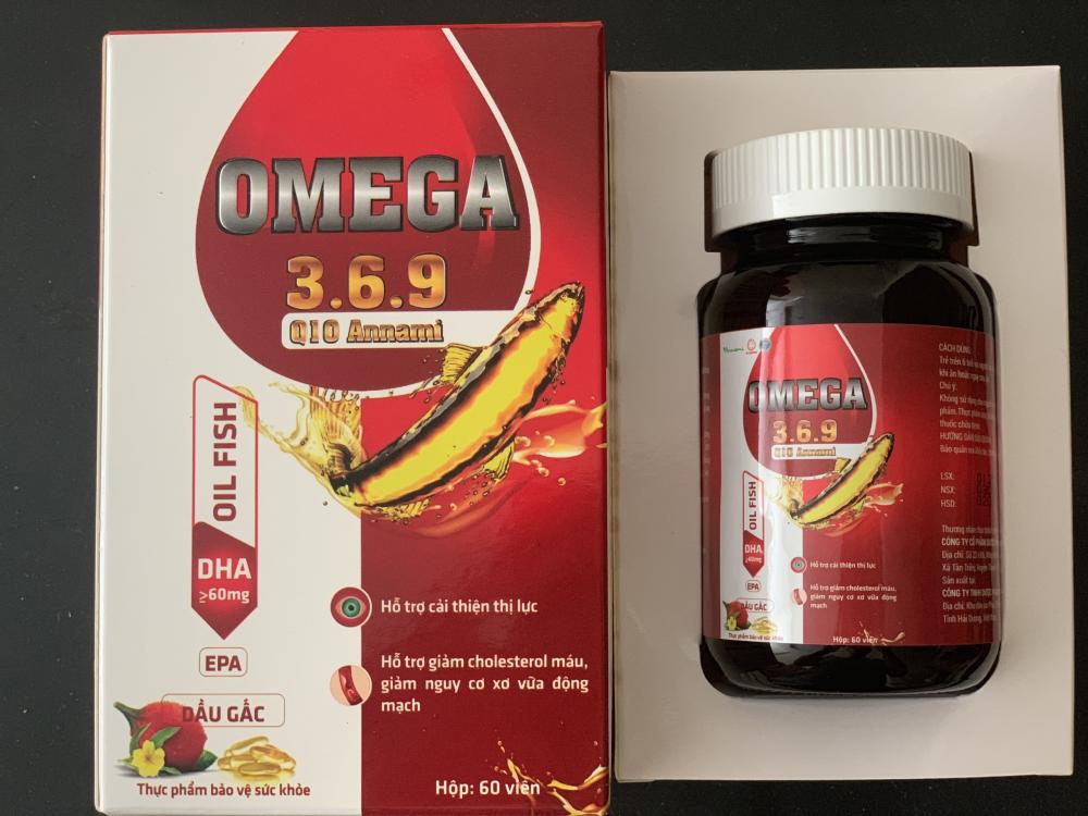 [TPBVSK] Viên Uống Dầu Cá OMEGA 3 6 9 Plus Bổ Mắt, Chống Oxy Hoá (Hộp 60 viên)