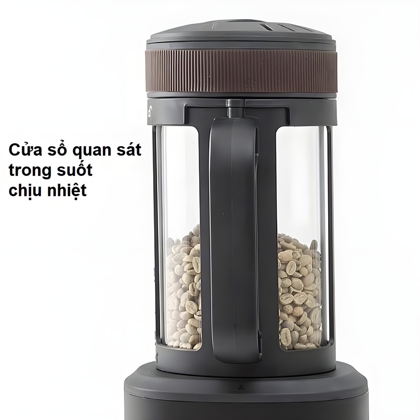 Máy rang hạt cà phê công nghệ gia nhiệt không khí thương hiệu Cafemasy CCR-1209R2 - Hàng Chính Hãng