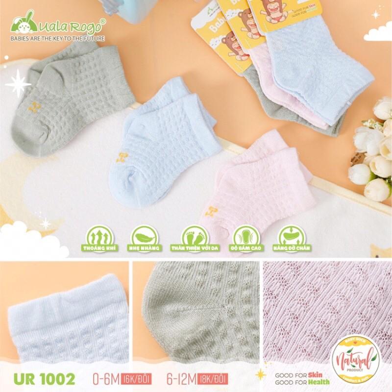 Tất lưới mỏng cho bé 0-12m UALA ROGO ( giá 1 đôi)