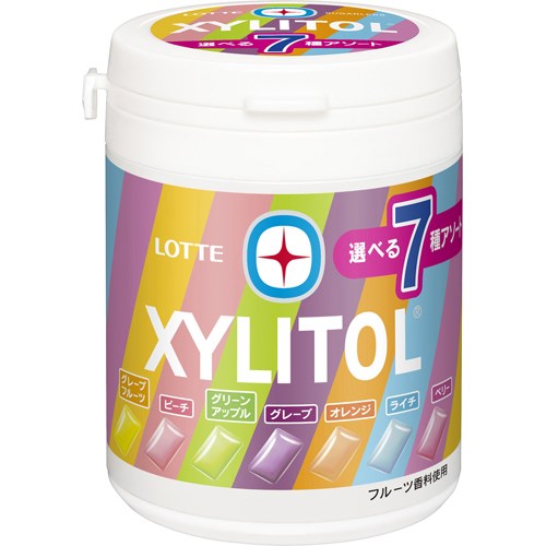 Kẹo cao su Lotte Xylitol 7 vị trái cây 143g