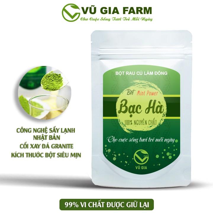 Bột Bạc Hà Sấy Lạnh Nguyên Chất Vũ Gia