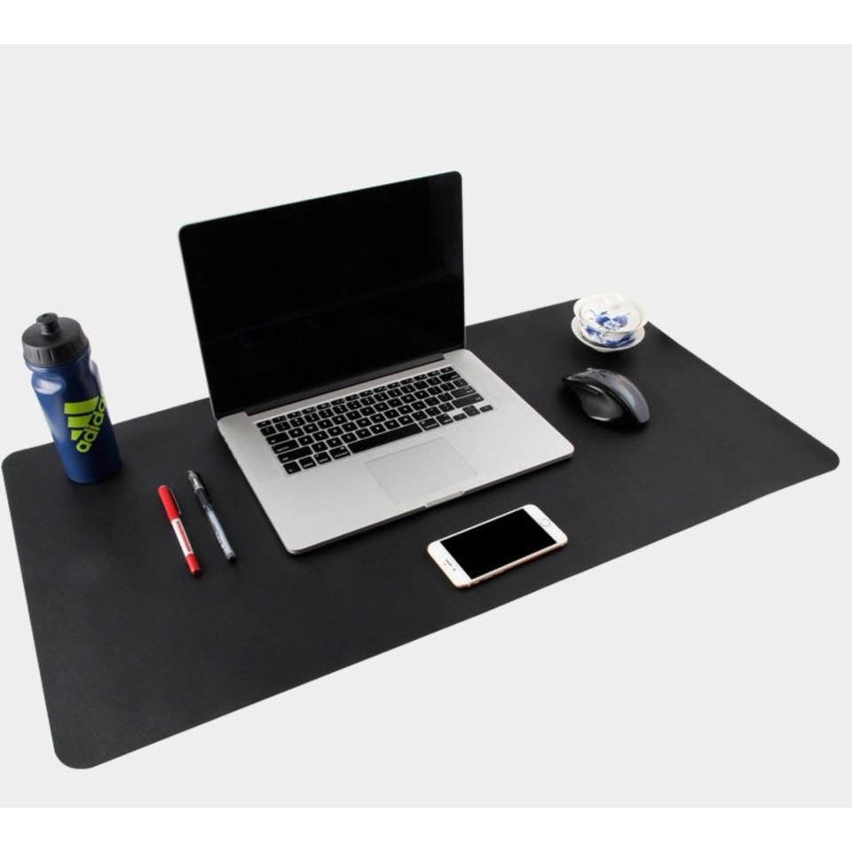 Thảm Trải Bàn Làm Việc DeskPad Da Cỡ Lớn Kiêm Miếng Lót Chuột Size Lớn