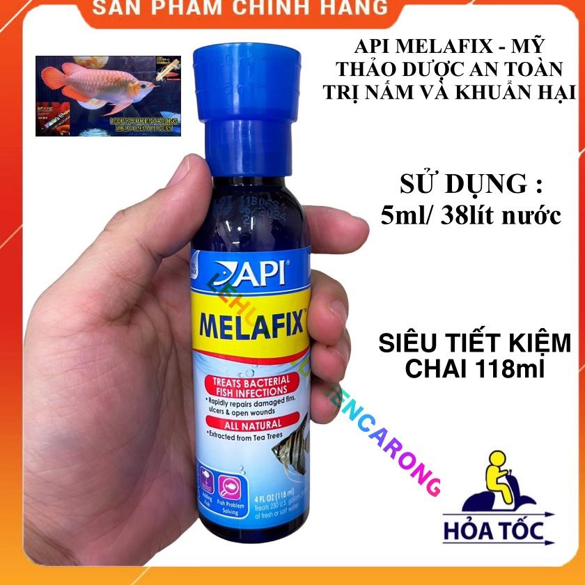 MELAFIX Dung Dịch Chữa Nấm Và Khuẩn Hại Cho Cá Cảnh Chai 118ml, 237ml, 473ml Chính Hãng API MỸ