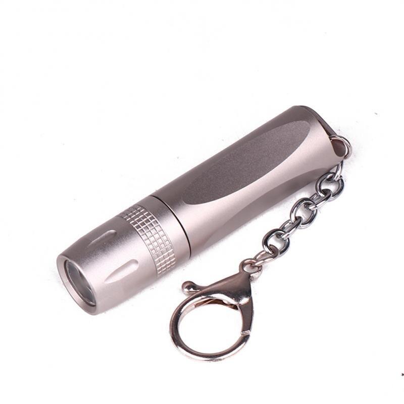 Portable Pen Light Keychain Mini Flashlight Pocket LED Torch Pen Clip LED Flashlight Hand Light With Key Chain For Camping