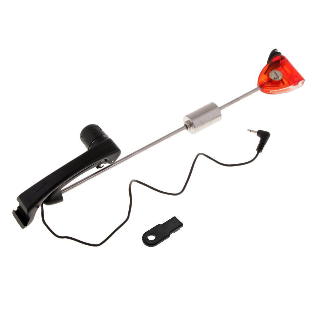 Fishing Bite Alarm Hanger LED Illuminated Bite Indicator for Day / Night Fishing