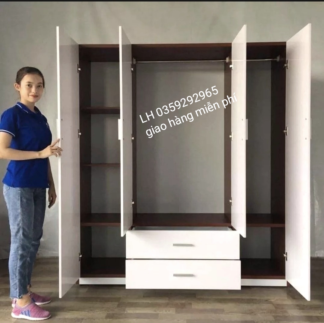 Tủ nhựa đài Loan 4 cánh