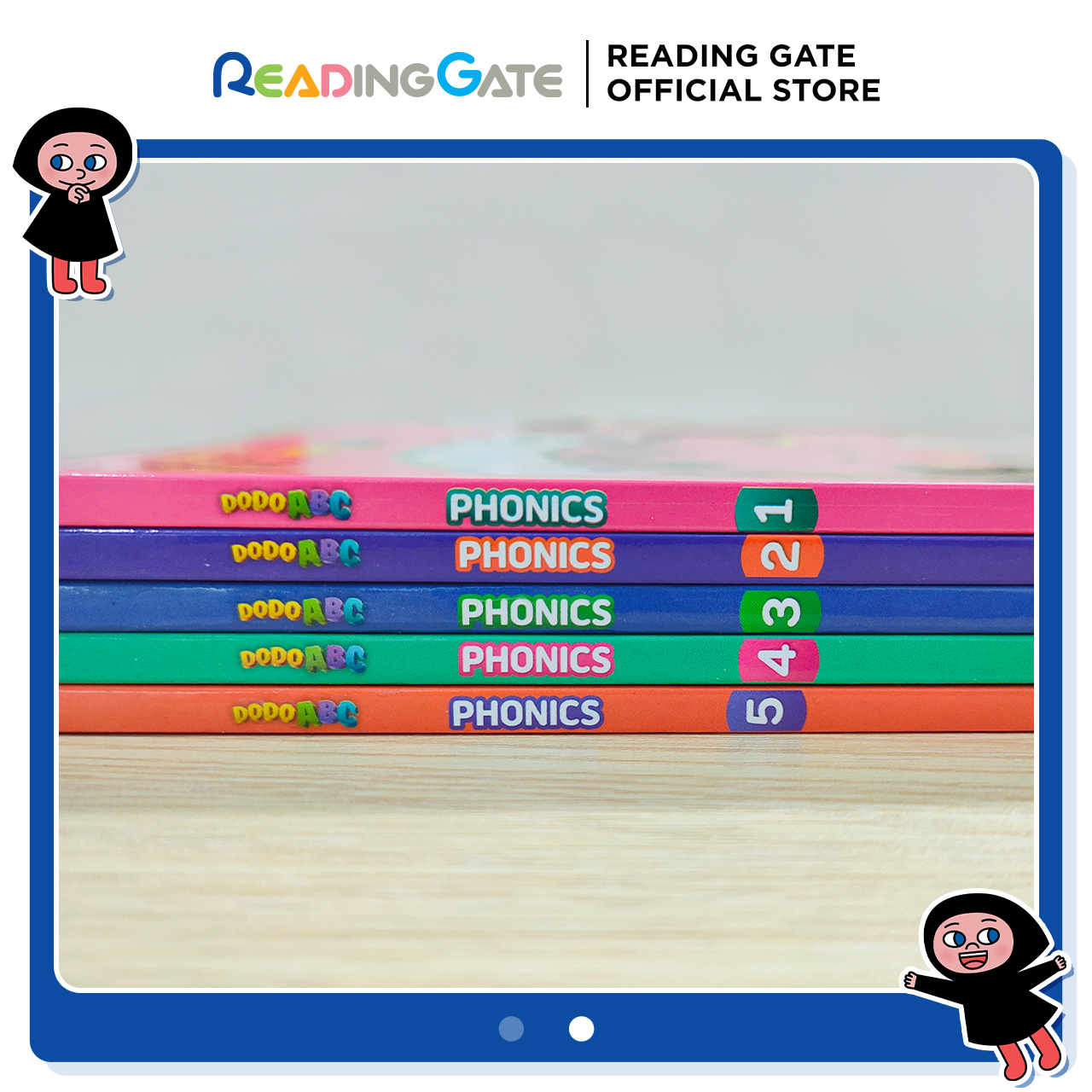 Combo 5 Quyển Sách DODO ABC WORKBOOK - PHONICS SET READING GATE Cho Bé Từ 5 Đến 8 Học Ngữ Âm, Đánh Vần Tiếng Anh