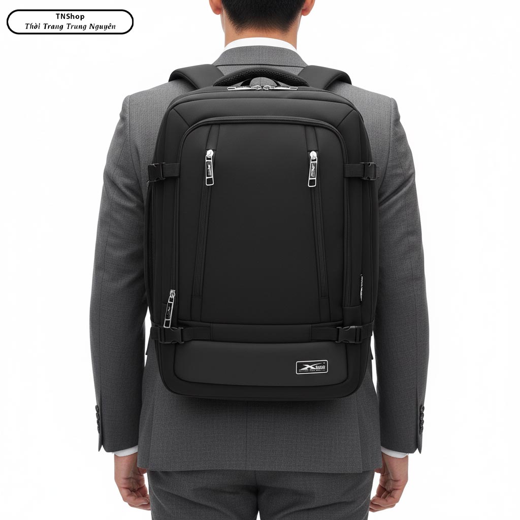 Balo Du Lịch Cỡ Lớn Xbags Leader Pro XB2010 - Balo Laptop 17 Inch Chống Sốc, Ngăn Chứa Quần Áo Rộng Rãi, Vải Chống Nước Cao Cấp