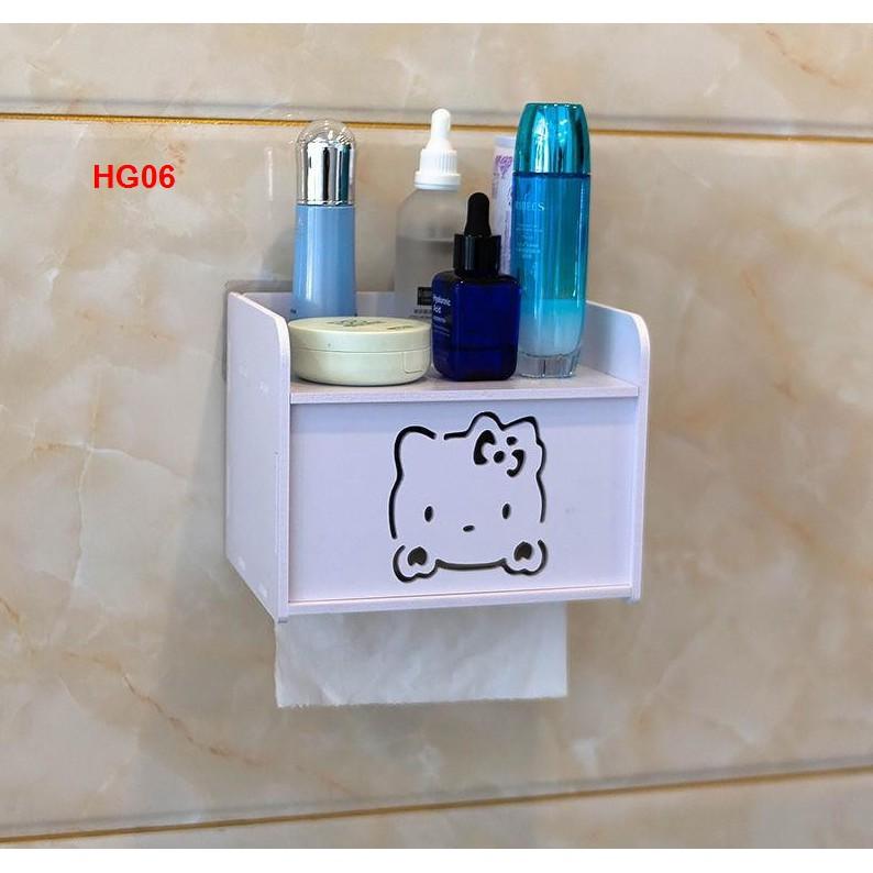 Hộp Đựng Khăn Giấy Dán Tường Tiện Dụng-Tủ Kệ Lắp Ráp