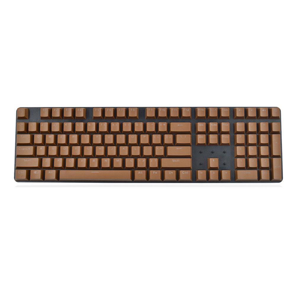 1 bộ abs mờ Keycap 87 Black White 104 Hai màu 980K Đóng 108 Bàn phím cơ học cơ học KeyCap KeyCap Key