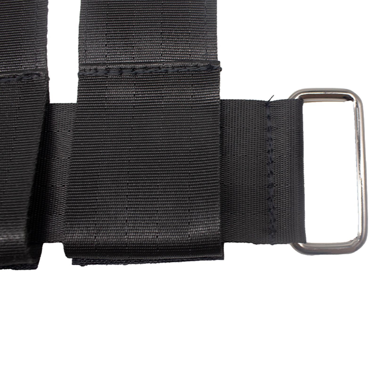 2Pcs Adjustable Weight Dumbbell Ankle Straps Black for Fitness Home Workout