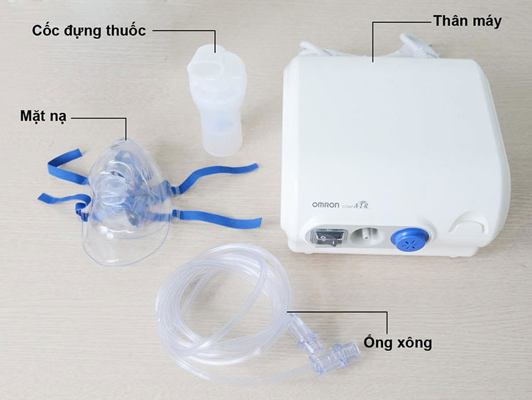 Máy xông mũi họng Omron NE-C28 Bảo hành 2 năm chính hãng
