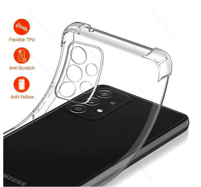 Ốp Lưng Silicon Dẻo Trong dành cho Samsung Galaxy A13 Ốp Lưng Silicon Dẻo Trong Suốt Chống Sốc, Bảo Vệ Camera Sau - Hàng nhập khẩu