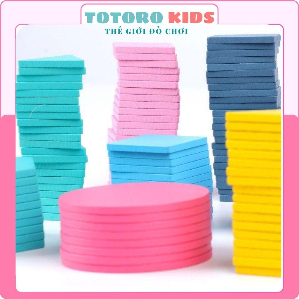 Bộ đồ chơi xếp lắp ráp ghép hình thông minh cho bé bằng gỗ Tangram 180 chi tiết