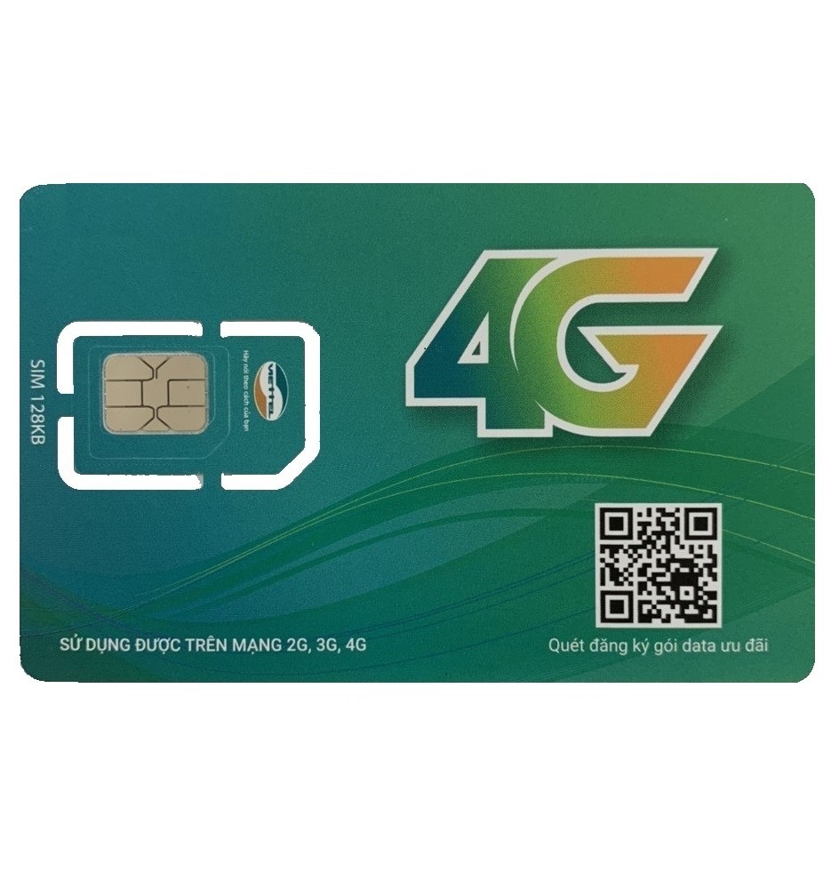 Sim 4G Viettel V120N (2021) 4GB/NGÀY, 120GB/THÁNG DÙNG TOÀN QUỐC (120k/tháng: 4Gb/ngày, Gọi nội mạng miễn phí tất cả cuộc gọi dưới 20 phút, ngoại mạng 50 phút)-Hàng Chính Hãng