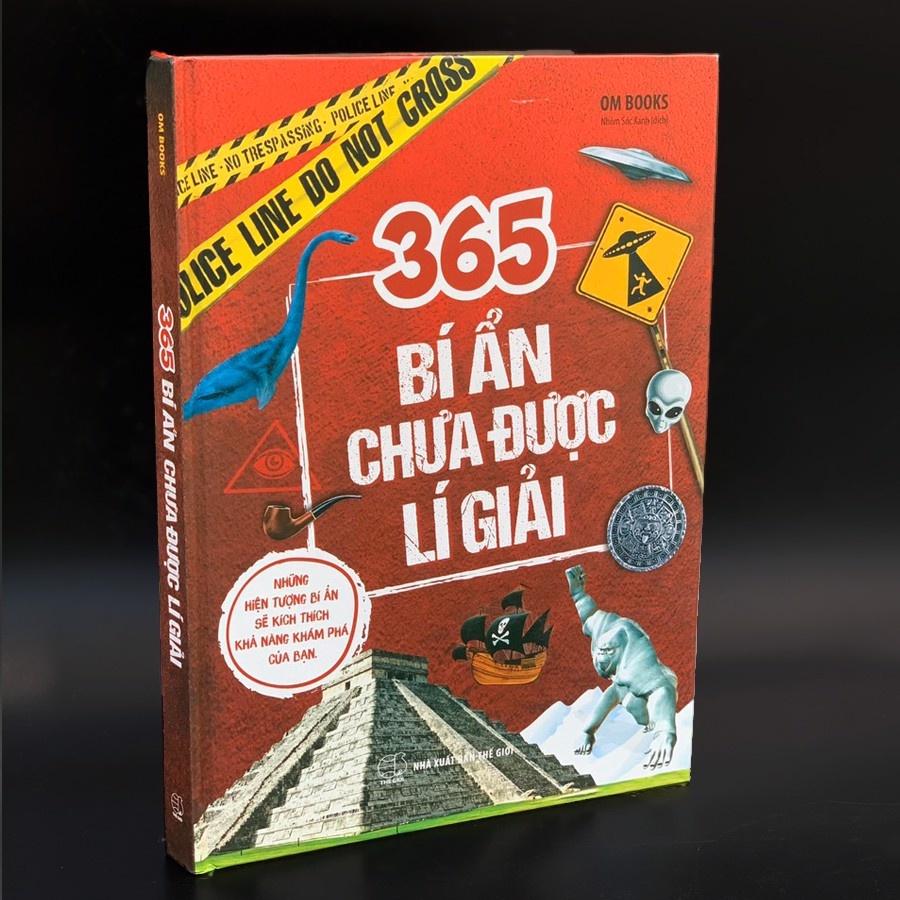 Sách: Combo 365 Bí Ẩn Chưa Được Lí Giải + 365 Sự Thật Bạn Cần Biết + 365 Thí Nghiệm Khoa Học Dành Cho Trẻ Em