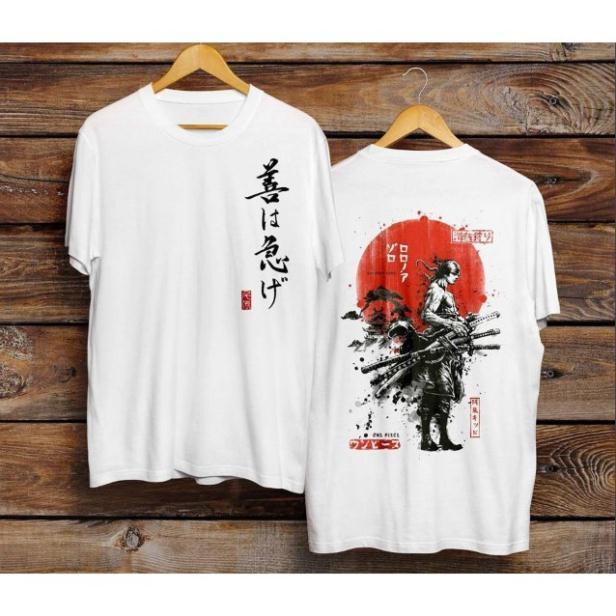BST Áo phông unisex nam nữ in hình one piece - luffy - ace zoro ngầu hết nấc