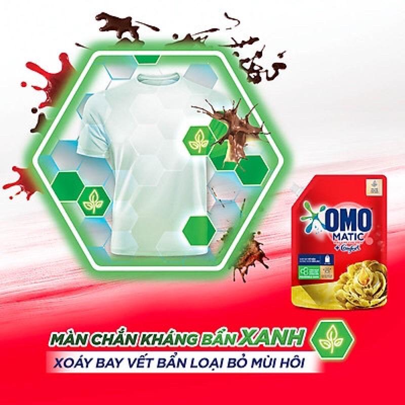 Nước giặt OMO Matic hương Comfort tinh dầu thơm túi 2,8L-3.5 L