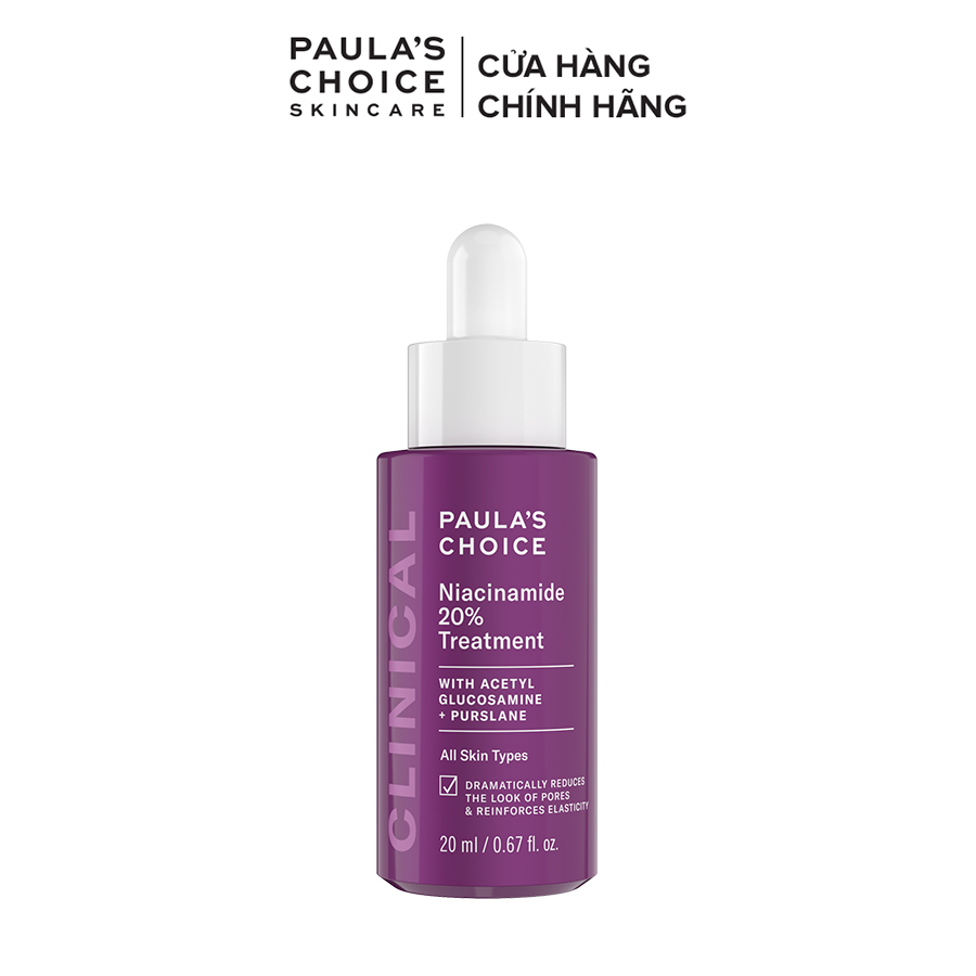 Tinh chất se khít lỗ chân lông tối ưu Paula's Choice Clinical Niacinamide 20% Treatment 20ml mã 8030