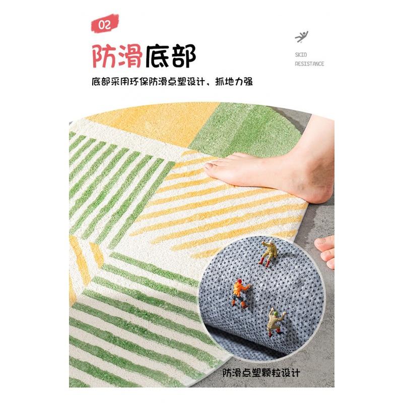 Thảm Chùi Chân Chống Trượt Thấm Hút Tốt Cho Nhà Tắm/Nhà Vệ Sinh
