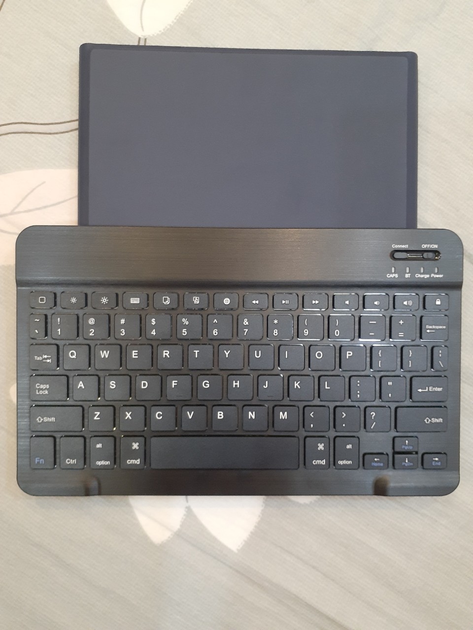 Bao da kèm bàn phím Bluetooth dành cho iPad 10.2 Smart Keyboard - Màu xanh đen
