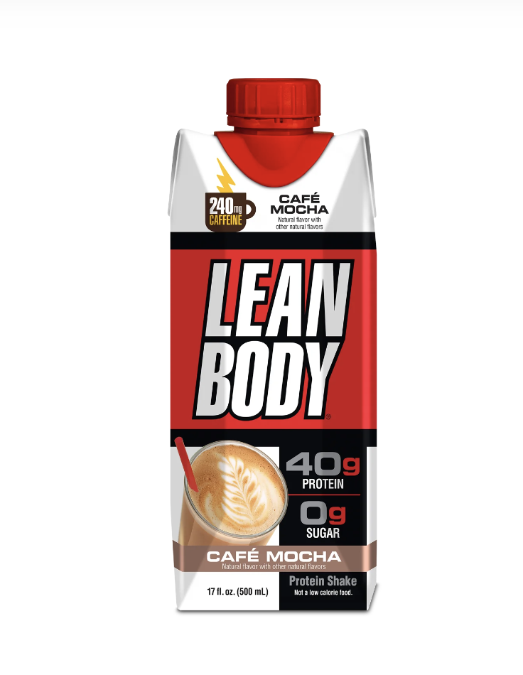 Lean Body RTD - Labrada 500mlChai Lean Body dạng nước, nguồn dinh dưỡng giàu protein tiện lợi thơm ngon - Cafe Mocha