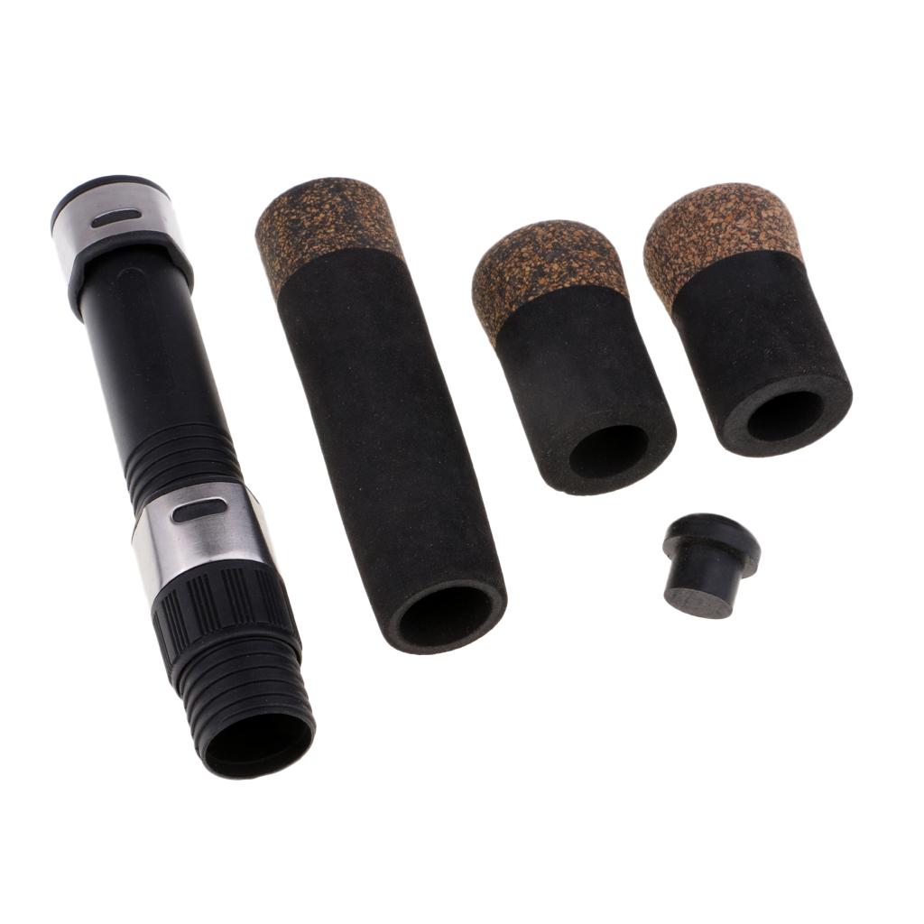 Rod Building Black EVA Casting Fishing Rod Handle Grip with Reel Seat