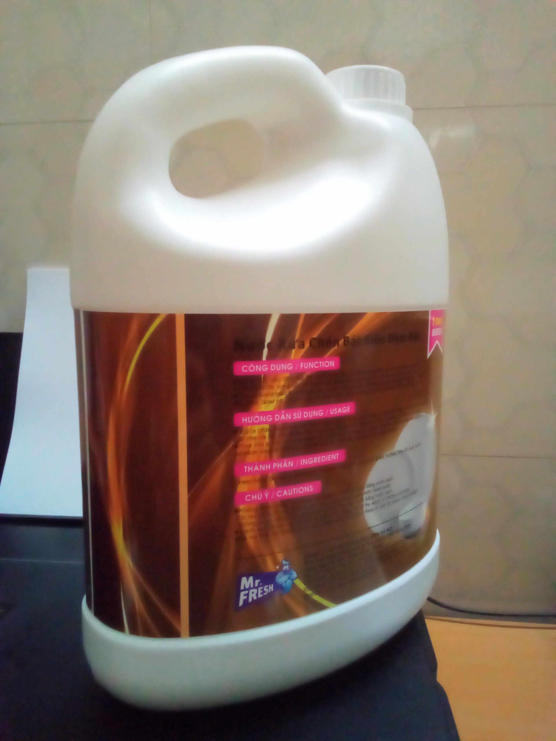 Nước rửa chén Mr.Fresh 4,2L Hương Quế