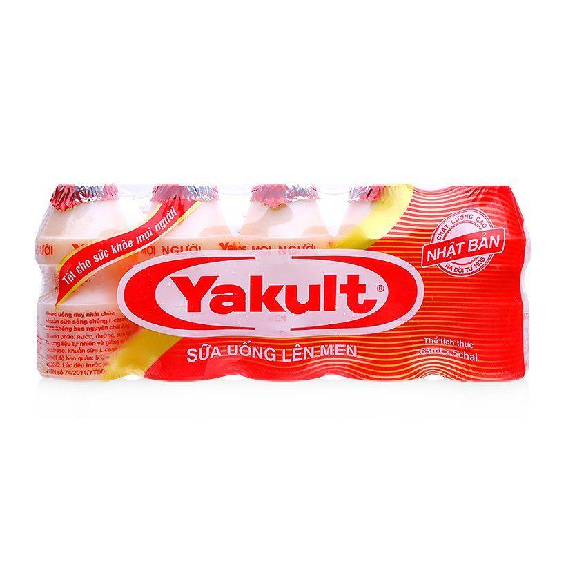Sữa Chua Uống Lên Men Yakult 65ML Lốc 5 Chai – 8938501434012