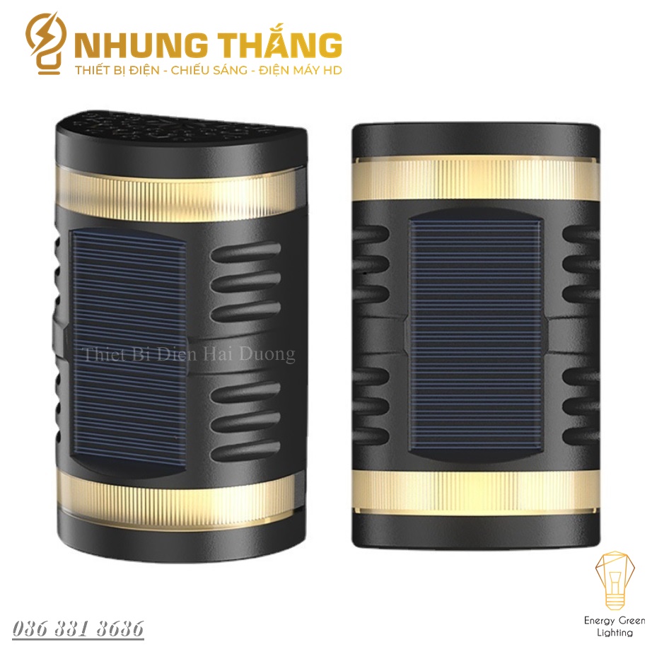 Đèn Tường 2 Đầu Chiếu Sáng Họa Tiết Hoa Văn MT-151 - Sử Dụng Năng Lượng Mặt Trời - Chống Nước IP65 - Có Video