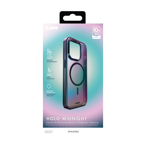 Ốp lưng dành cho iPhone 15pro /15 Pro Max LAUT Holo - hàng chính hãng