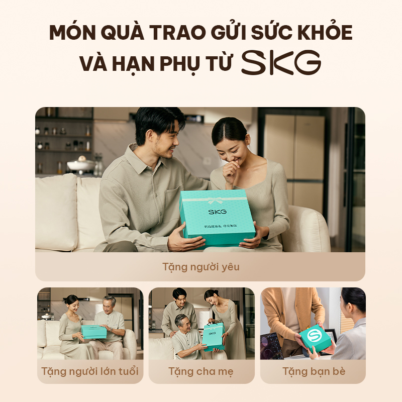 Máy massage lưng bụng SKG K5 Promax