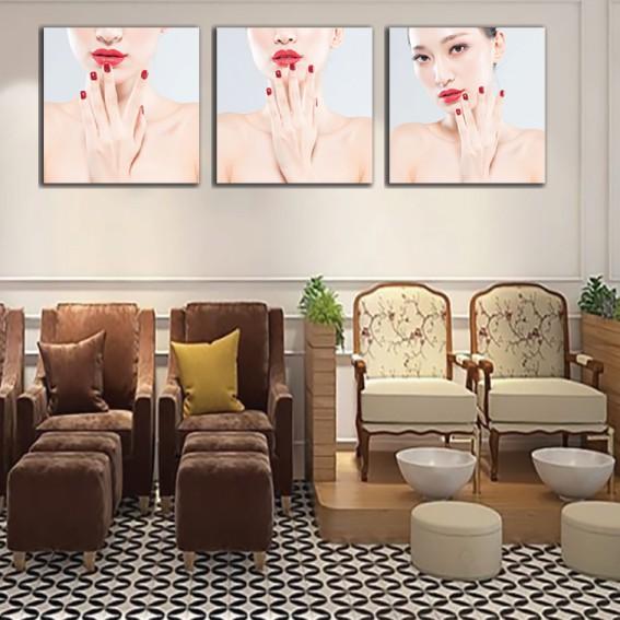 Tranh trang trí tiệm làm đẹp