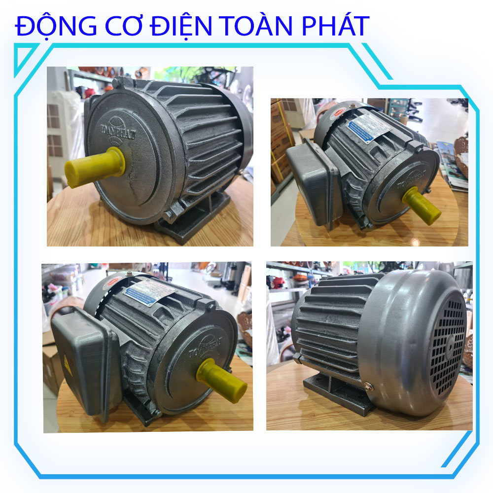 Động cơ điện Toàn Phát vỏ gang 1.1kw/1.5kw/2.2kw/3.0kw-220v/1500v/ph