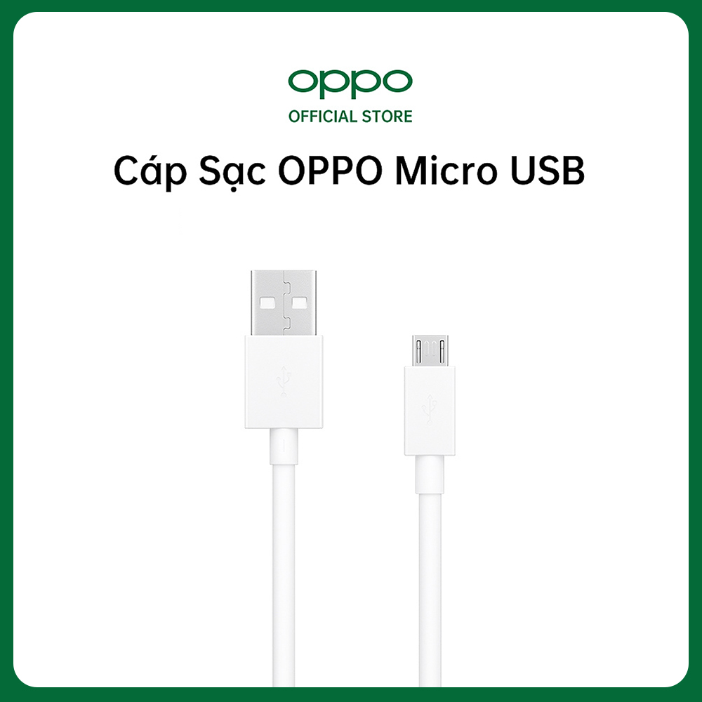 Cáp Sạc OPPO Micro USB VOOC DL109 - Hàng Chính Hãng