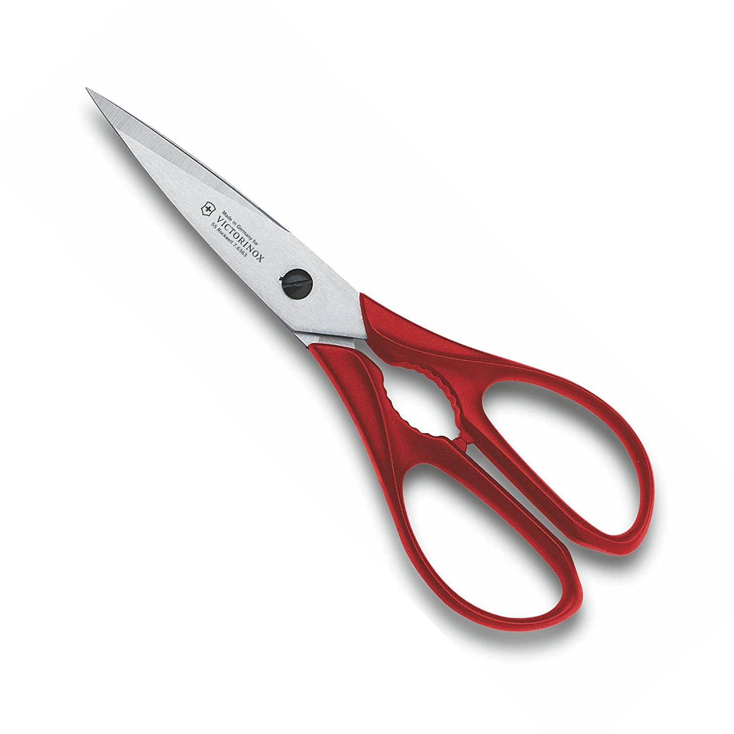 Kéo Làm Bếp Đa Năng Victorinox, Kéo Nhà Bếp Đa Dụng, Cắt Gà, Làm Cá, Thép Không Gỉ, Tay Cầm Chống Trượt, Nhập Thụy Sỹ