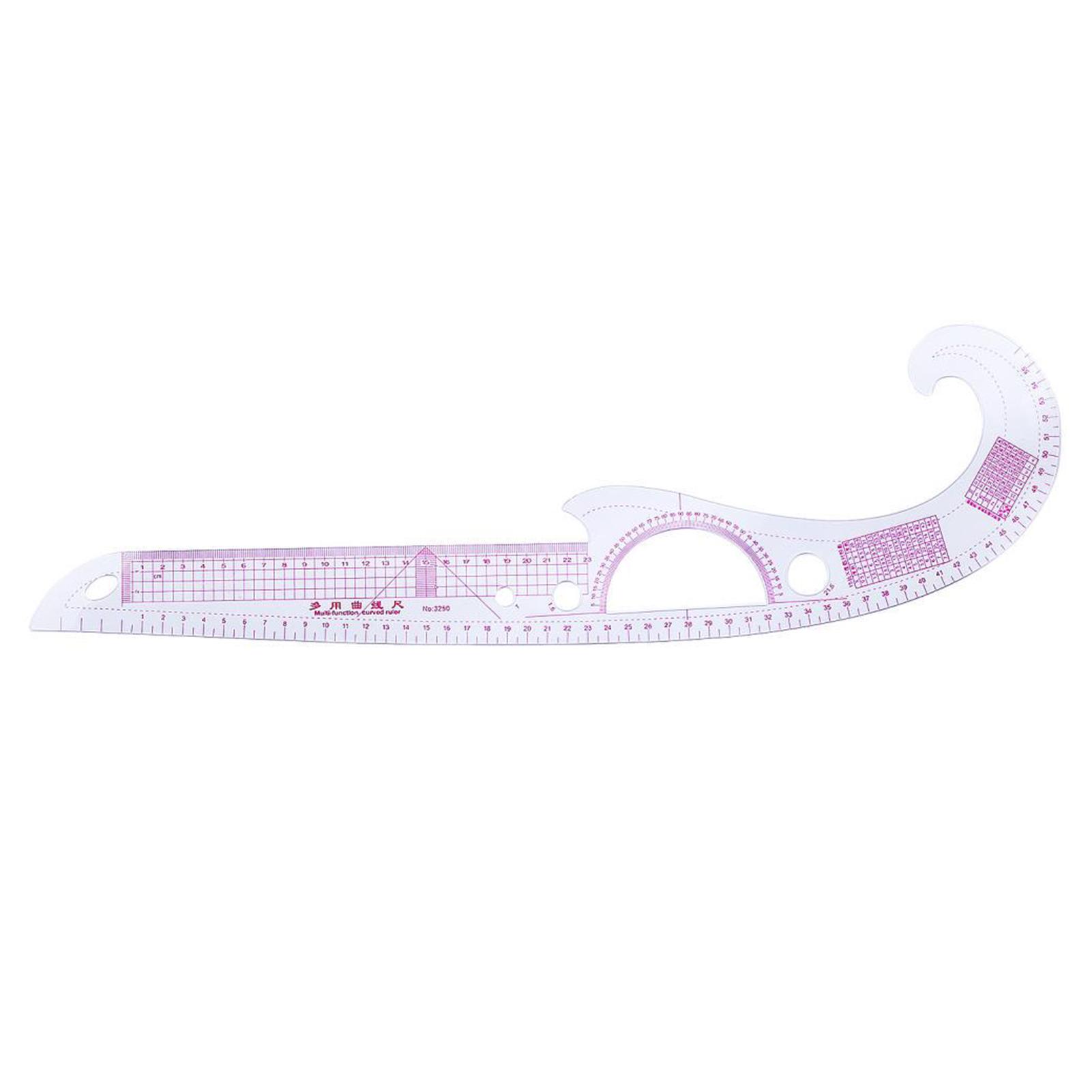 Bộ thước 11 cái đa năng được làm từ chất liệu nhựa bền, trong, độ bền cao, độ chính xác cao, dẻo tốt.