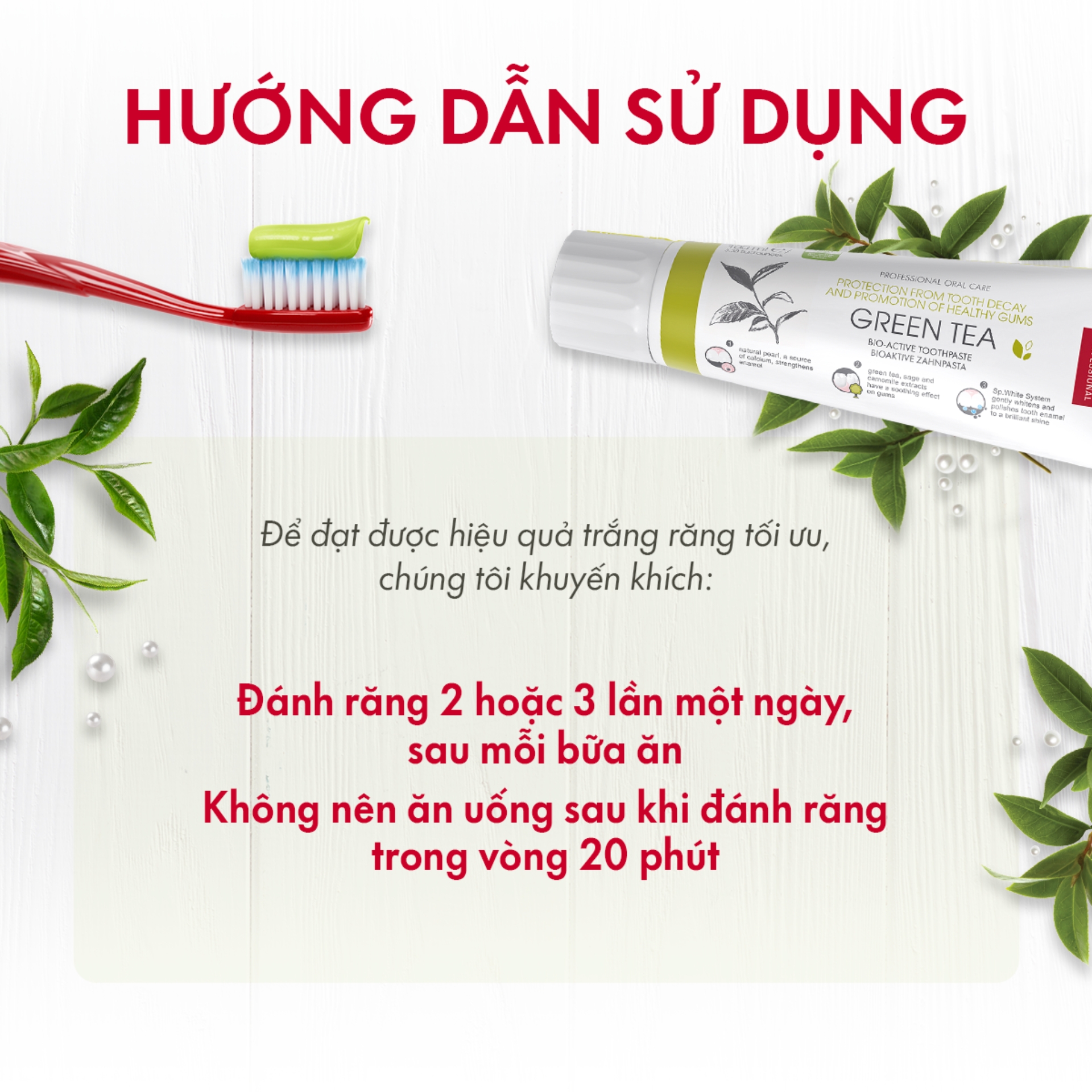 Kem Đánh Răng Ngừa Sâu Răng Hương Trà Xanh SPLAT Green Tea Professional Giảm Hôi Miệng, Thúc Đẩy Nướu Khỏe Mạnh 100ml