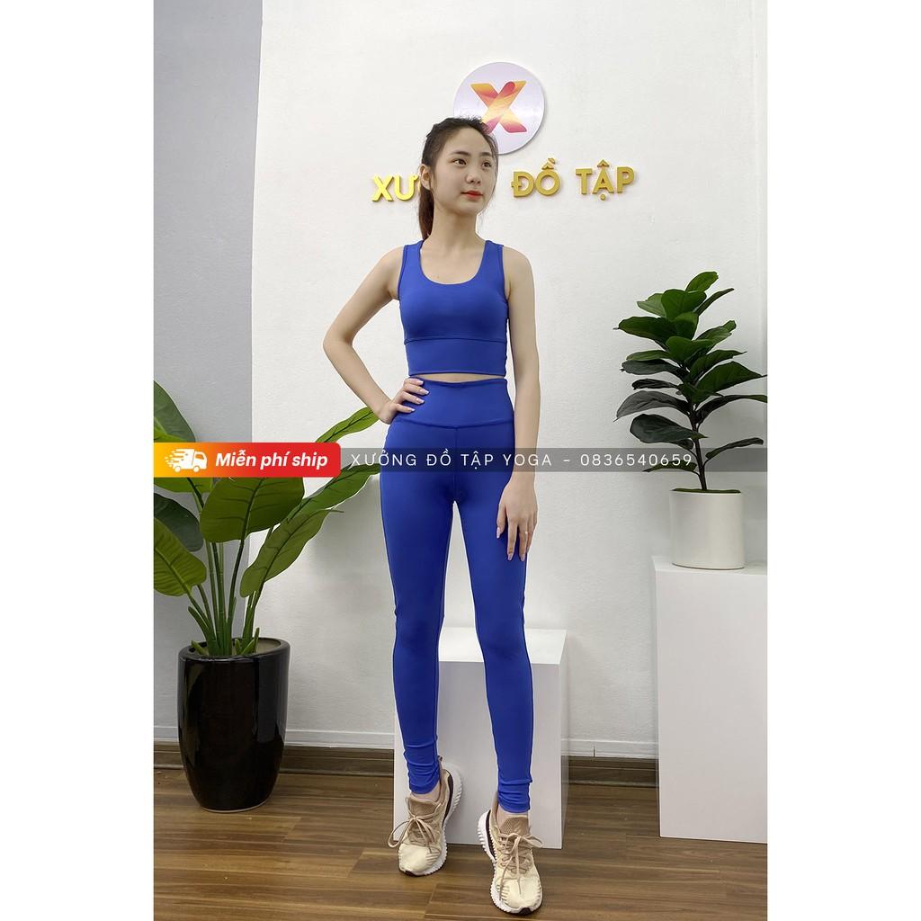 Cam kết ảnh thật 100% SET TẬP Yoga, Gym, Aerobic - Bộ tập yoga nữ lưng kín