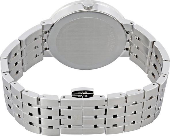 Đồng Hồ Nam Dây Kim Loại Movado 0607057 (39mm) - Mặt Đen