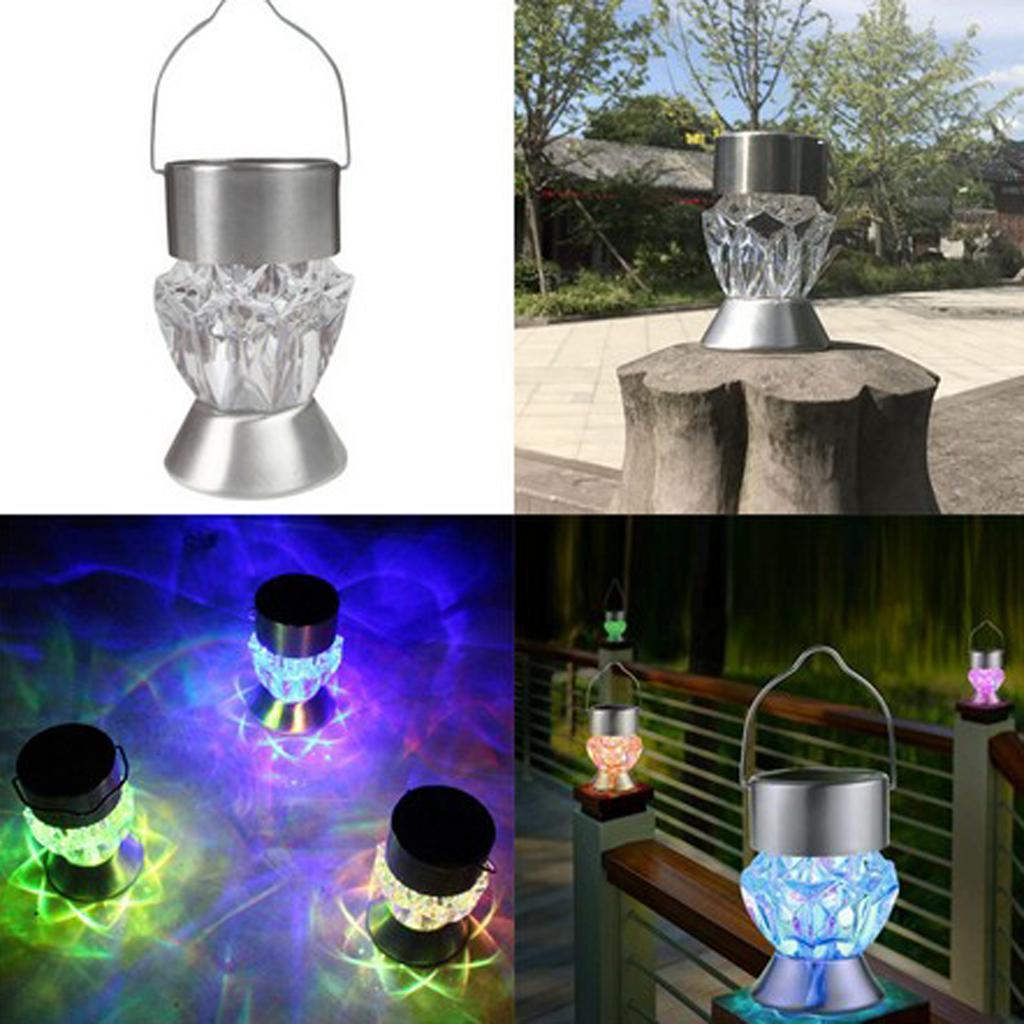 Rotatable Outdoor Solar Power Waterproof Hanging Camping Lantern Lamp Light