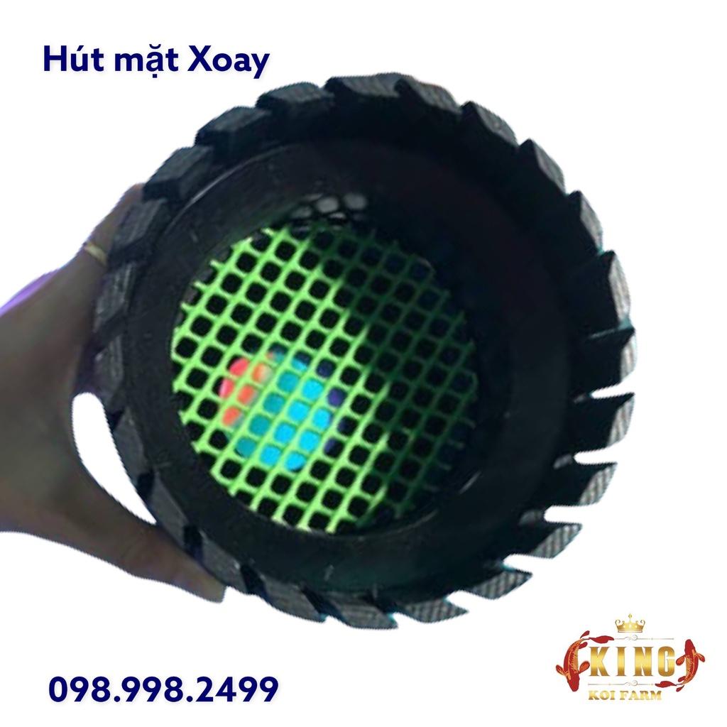 Hút mặt hồ cá Koi kẽ rãnh,xoay 360