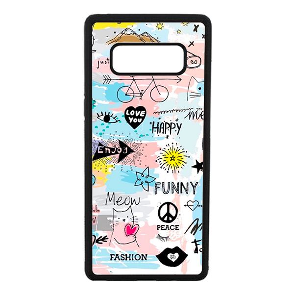 Ốp lưng cho Samsung Galaxy Note 8 nền 019 - Hàng chính hãng