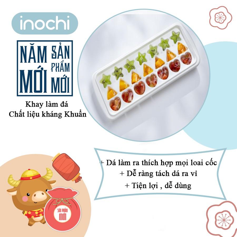 khay làm đá -INOCHI chất liệu nhựa nguyên sinh ngăn mùi kháng khuẩn hình đa dạng 21 viên Kari INOCHI