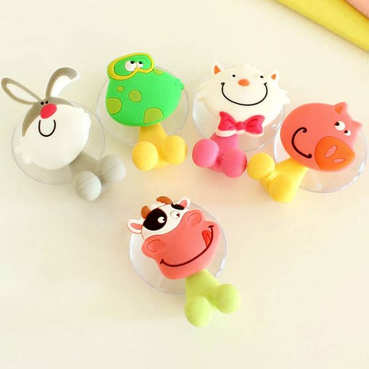 Combo 5 Giá kẹp bàn chải đánh răng - Giao màu ngẫu nhiên